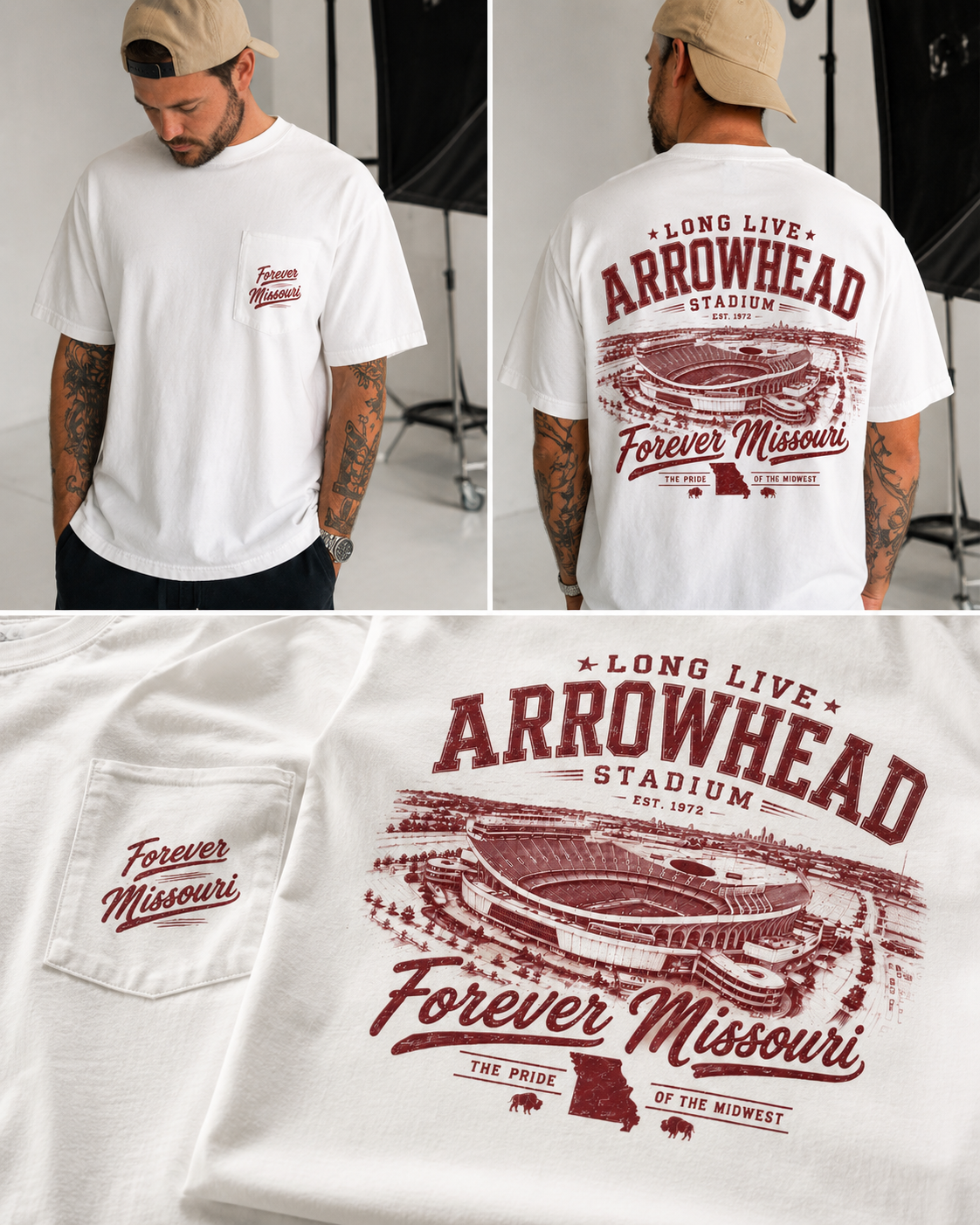 Arrowhead Stadium "Forever Missouri" T-Shirt