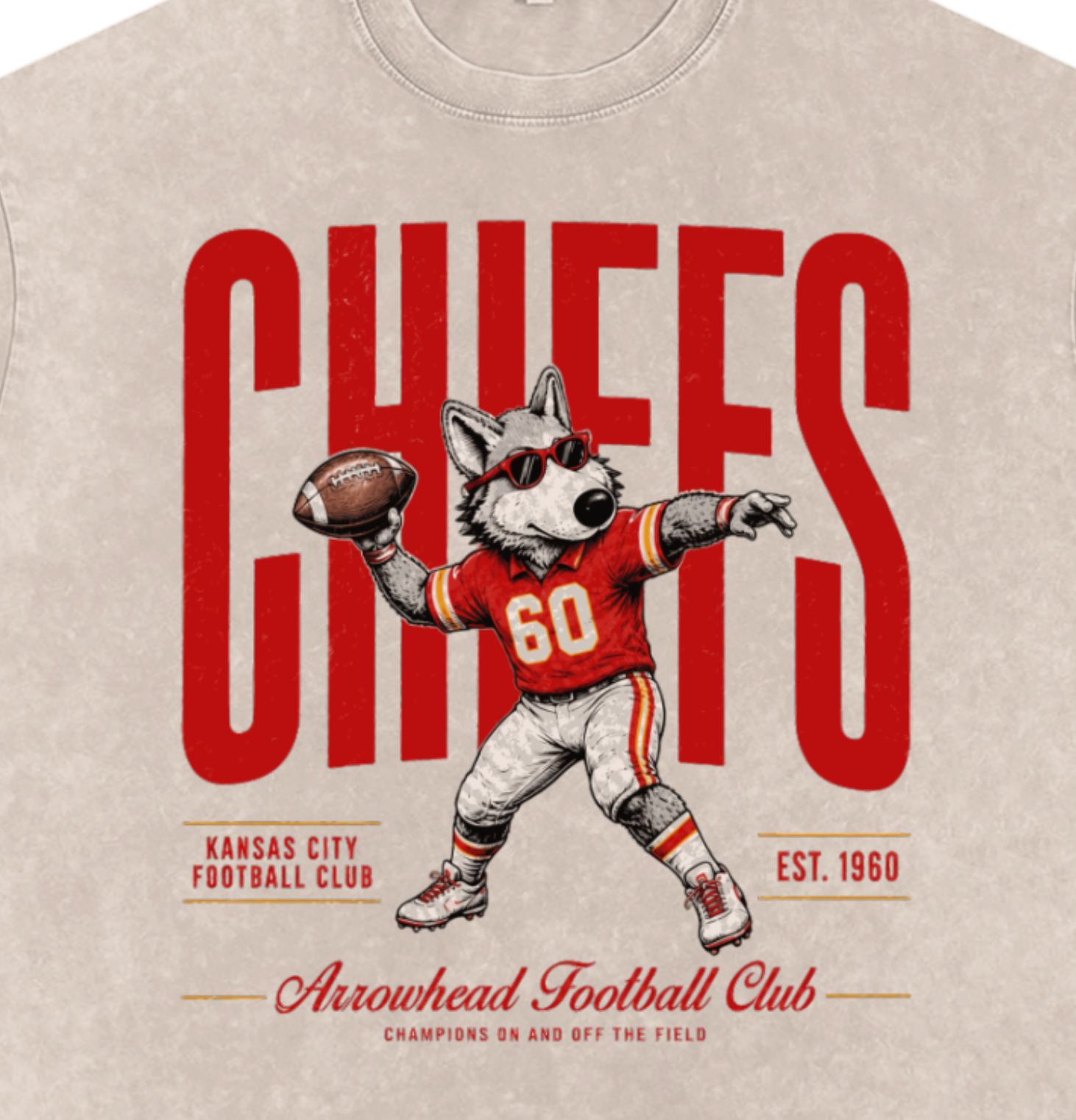 Chiefs Mascot Football Club Tee